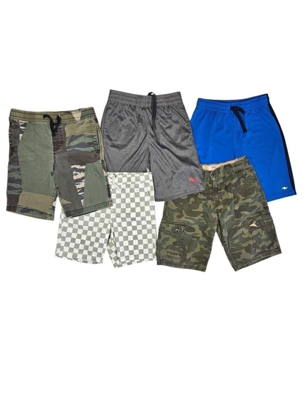 Boys Size 10/12 Shorts Lot | Zoo York, Puma, Levi’s, West 49, Sportek | 5 Pairs